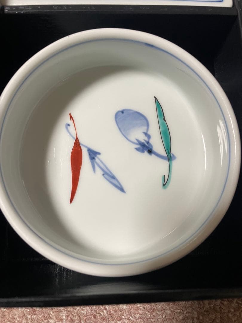 花と鳥の絵柄 食器　5セット