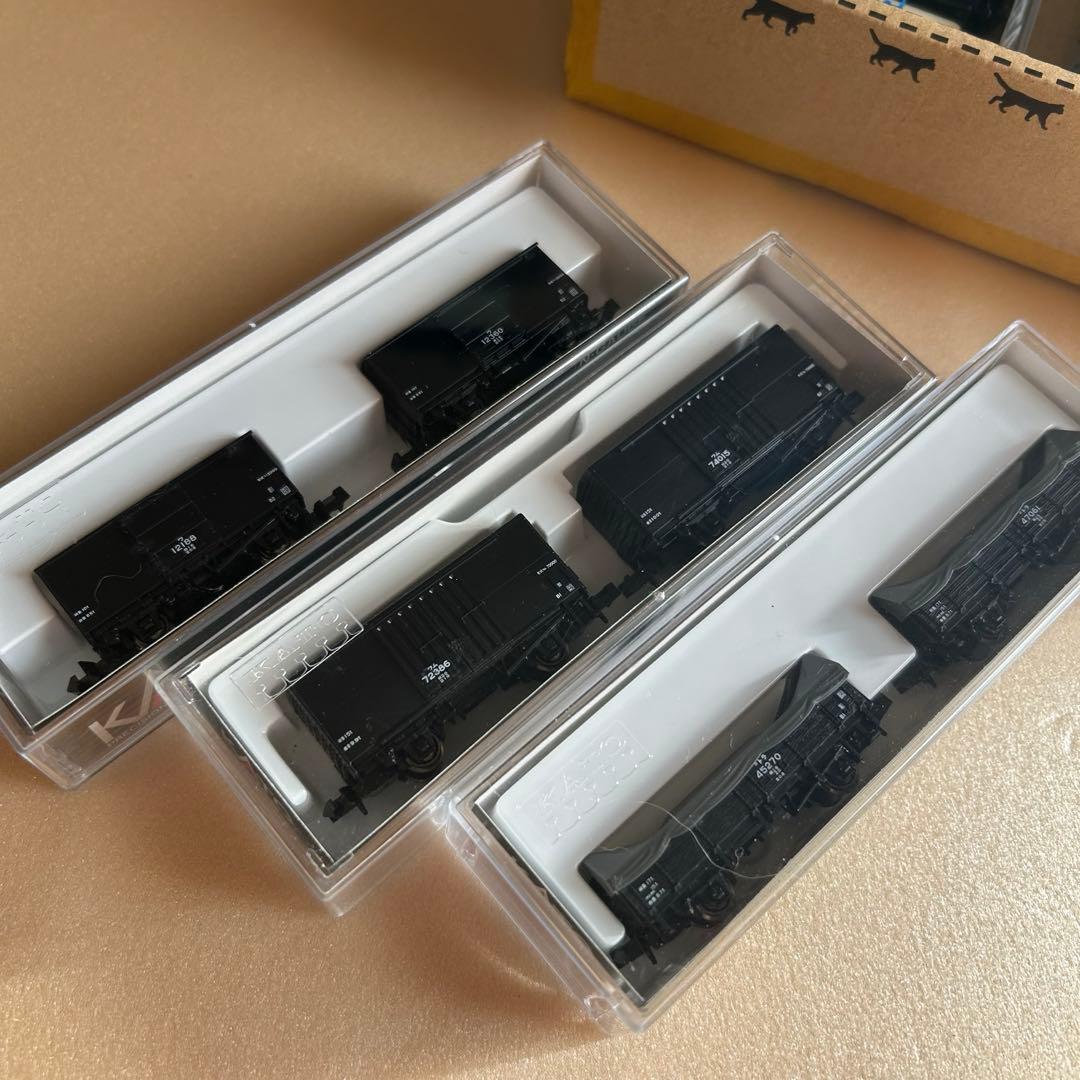 KATO C12+客車2両+貨車6両