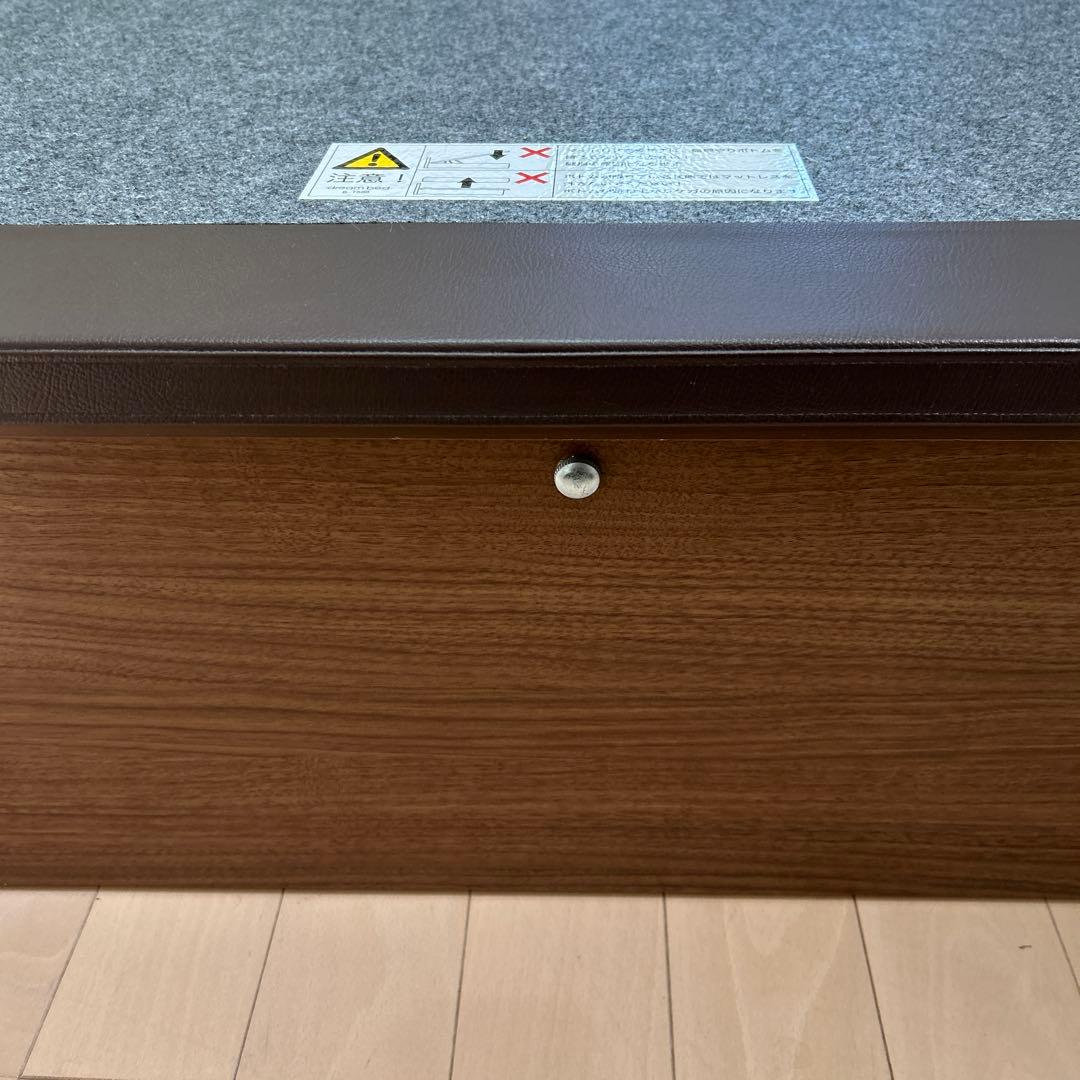 収納付きシングルベッドフレーム