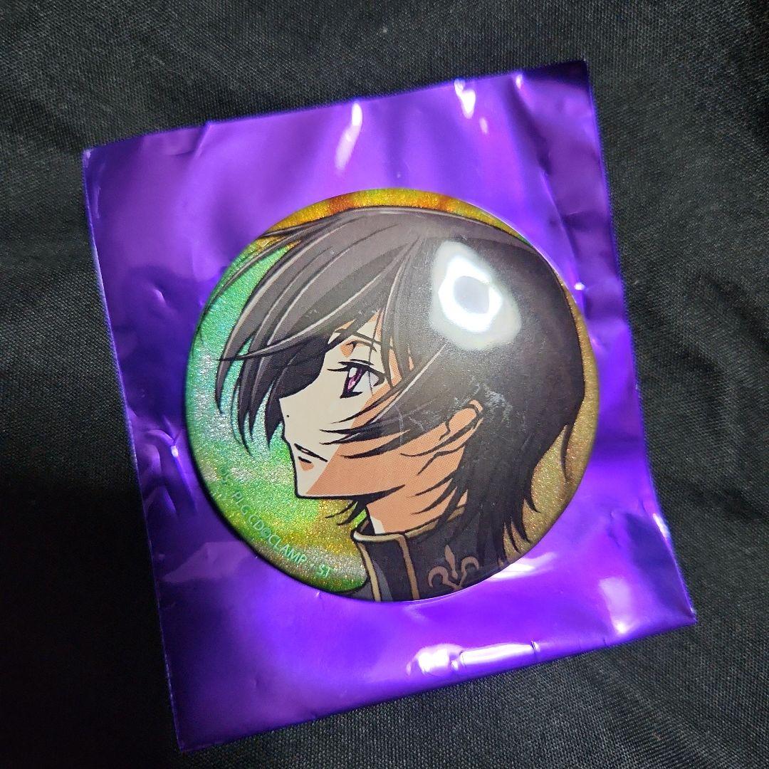 コードギアス ルルーシュ グリッター缶バッジ 生徒会HOPE マルイ 横顔