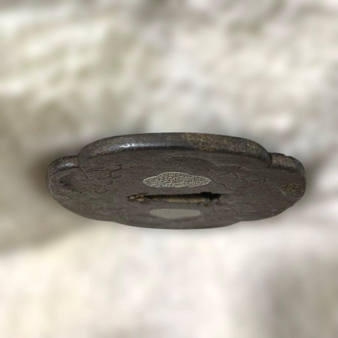 B-19 鍔 武具 刀装具 鉄製 アンティーク 美術品 工芸品 装飾品 - メルカリ