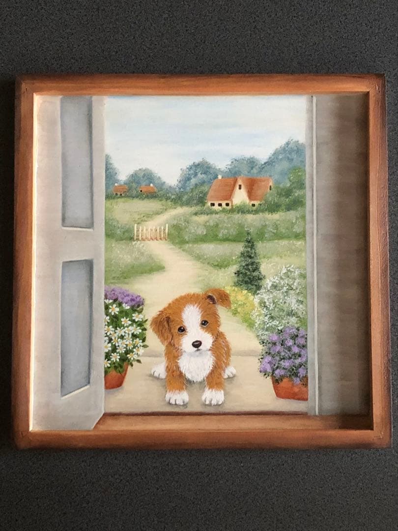 トールペイント  小さな訪問者