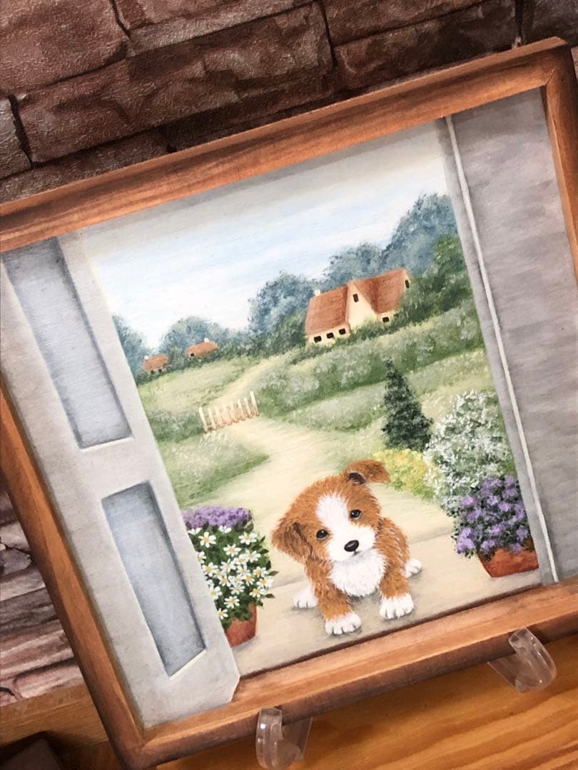 トールペイント  小さな訪問者