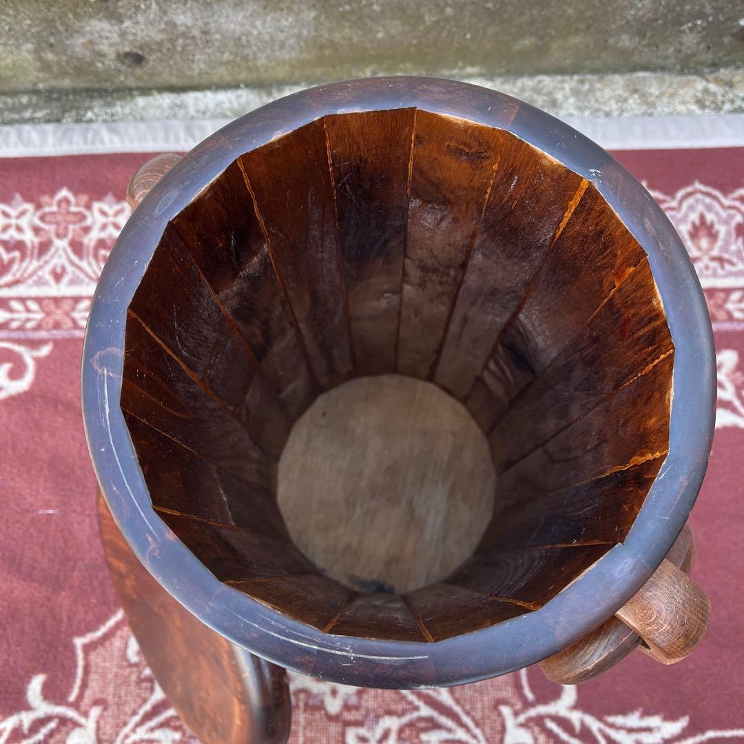 イタリア製◾️ Domain ドマン 木製無垢材 スツール 蓋付き収納 木製家具