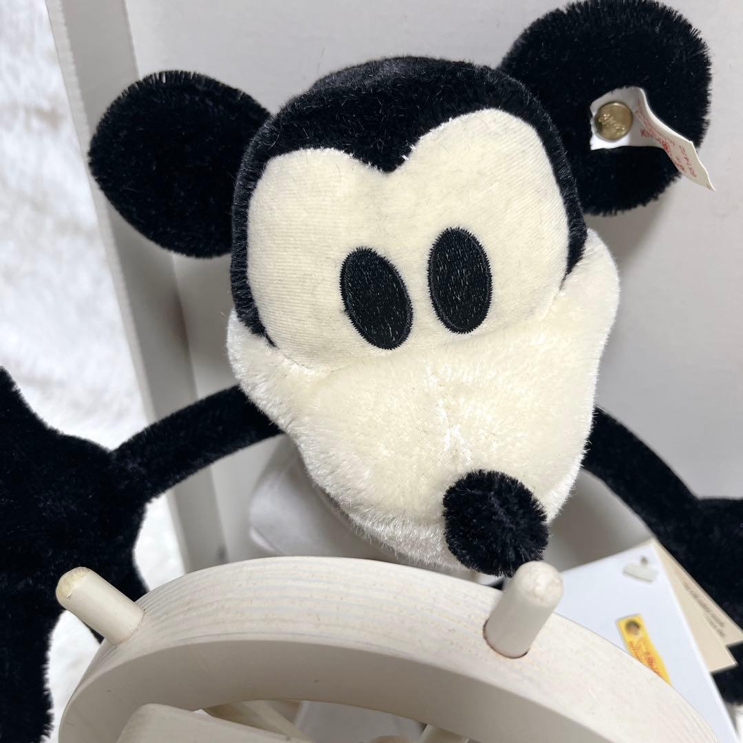 希少 シュタイフ 蒸気船ウィリー ミッキーマウス 世界限定 10000体 箱