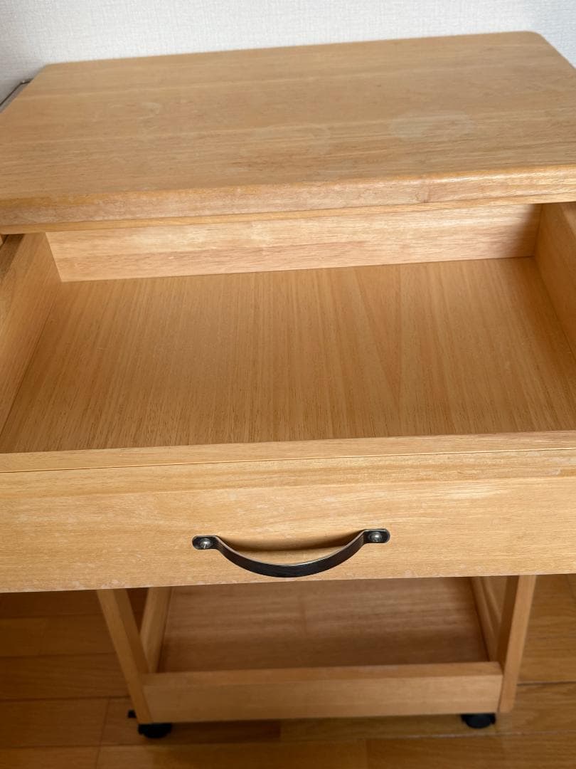 キャスター付きキッチンワゴン