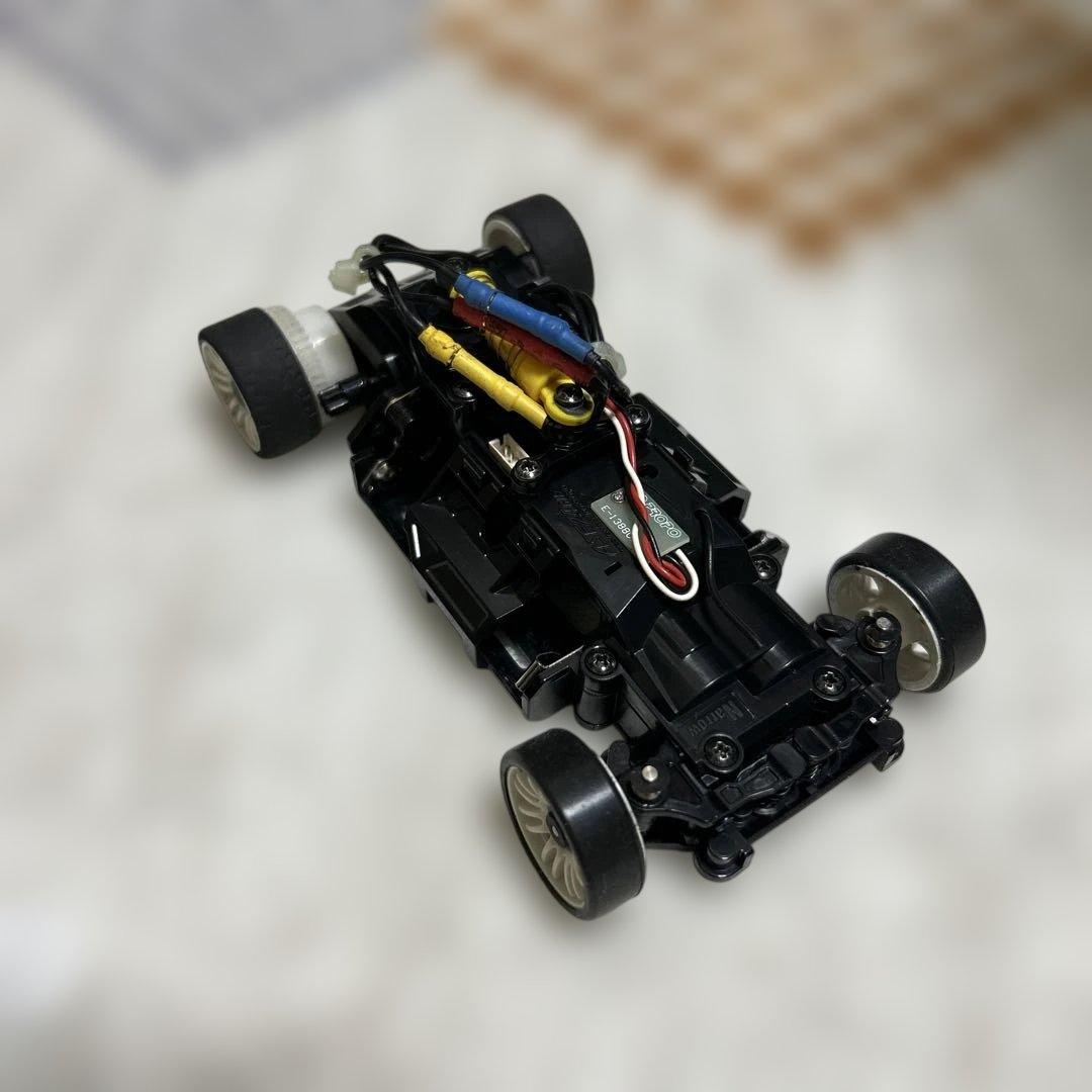 ミニッツ mr-03ve 青モーター ジャイロ オイルダンパー FRP Tバー