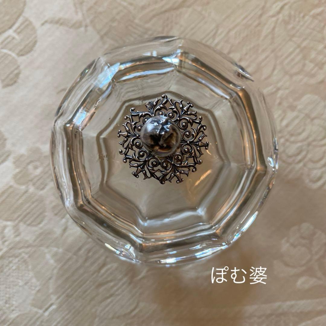 ①パリ窯／プレート ②ボンボニエール／クリスタル＋純銀 ③レードル／純銀