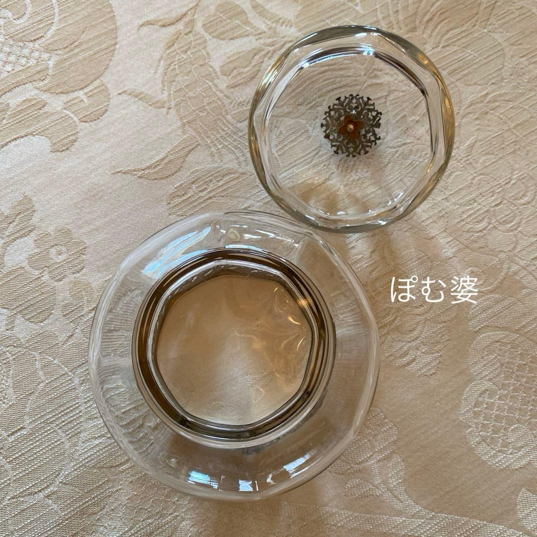 ①パリ窯／プレート ②ボンボニエール／クリスタル＋純銀 ③レードル／純銀