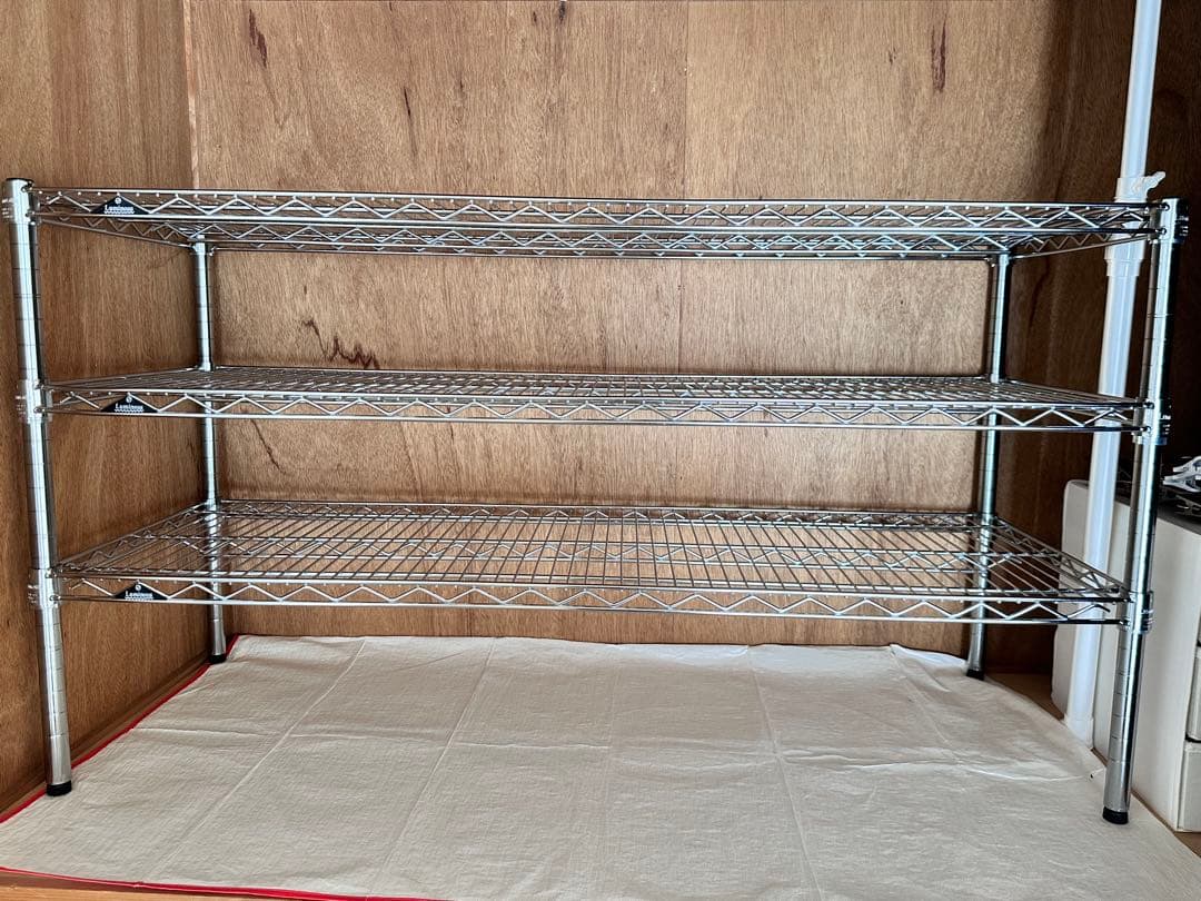 ルミナスレギュラー スチールラック 棚板 121.5×46cm ポール25mm