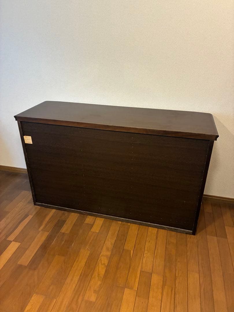 木製キャビネット ガラス扉付 アンティークオールド