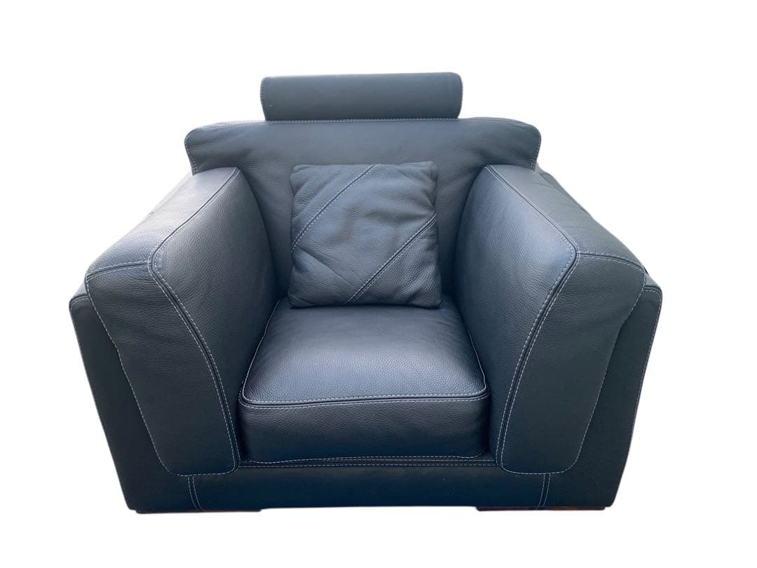 GAMMA ガンマ 本革1人掛けソファイタリア製高級家具レザーソファ