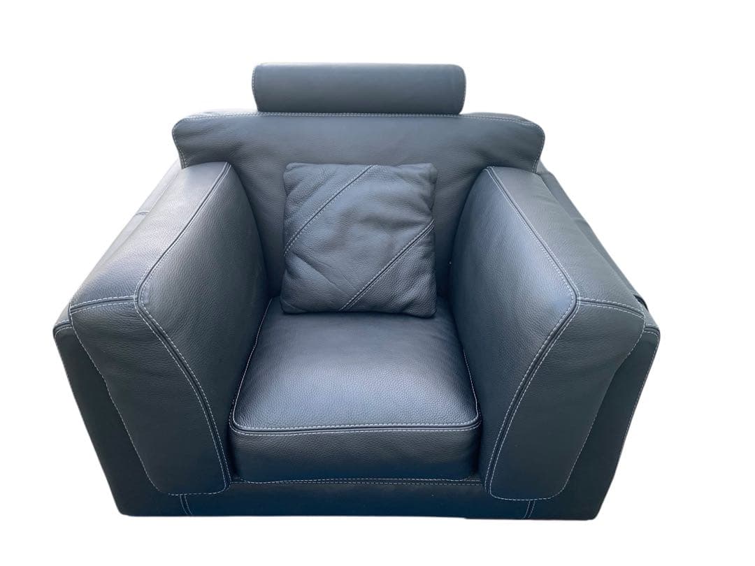 GAMMA ガンマ 本革1人掛けソファイタリア製高級家具レザーソファ