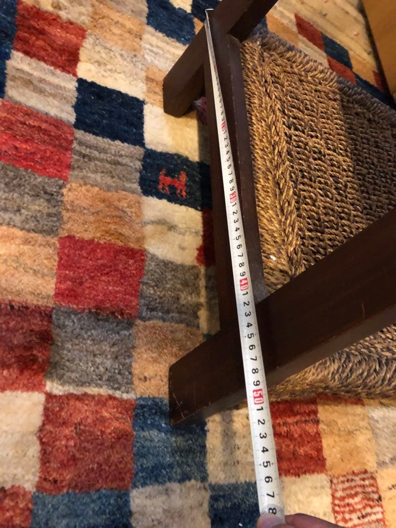 バリ家具　木製ラック 5段 ブラウン