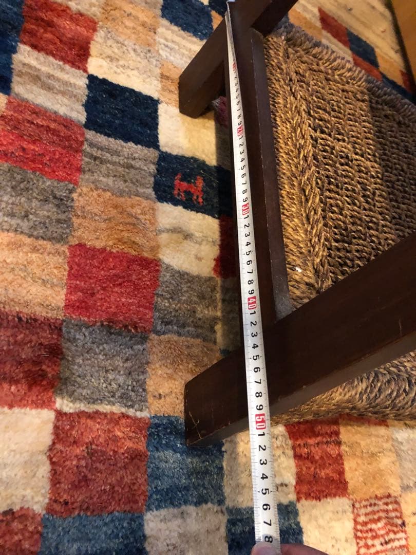 バリ家具　木製ラック 5段 ブラウン