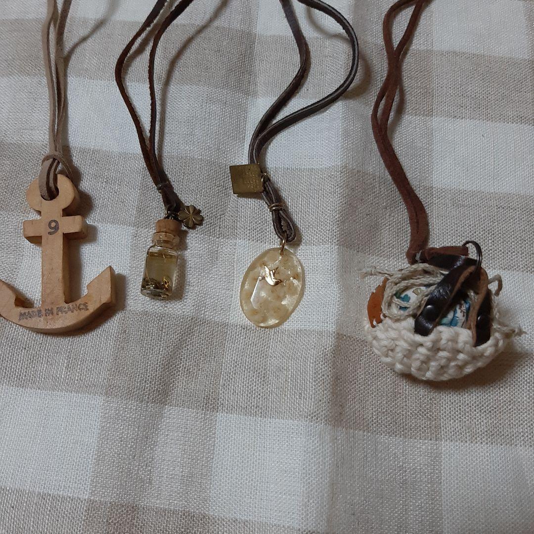 【新品】ナチュラル雑貨屋　ハンドメイド作家さん♥️レジン・ネックレスまとめ売り