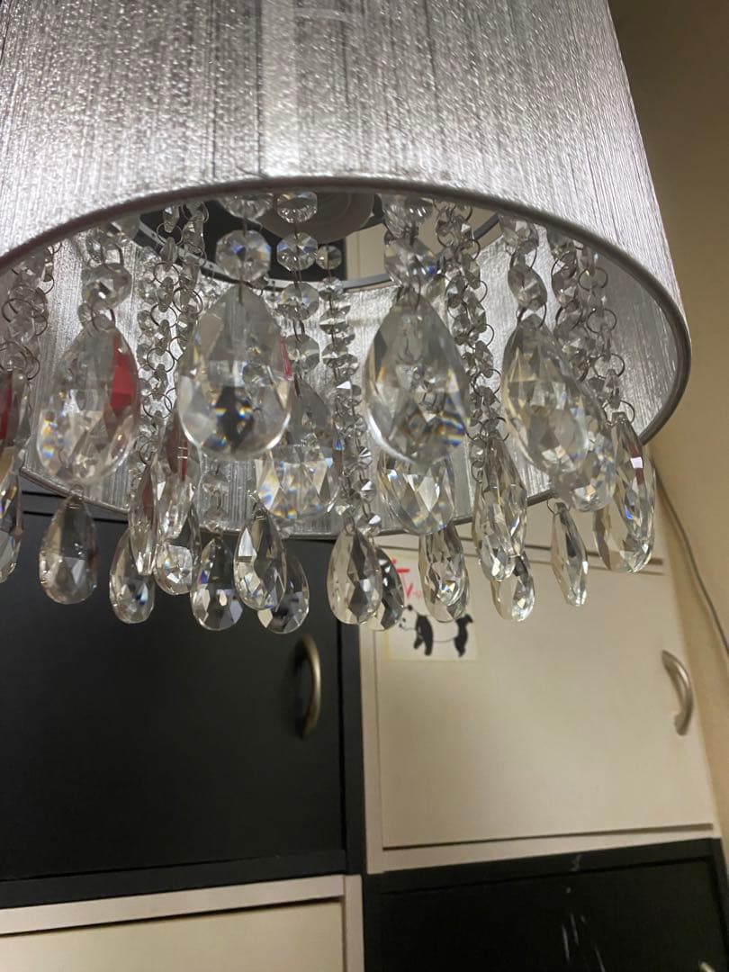 美しい光♦️クリスタル♦️ シャンデリア キラキラ♦️点灯確認済み♦️補償付 送料込