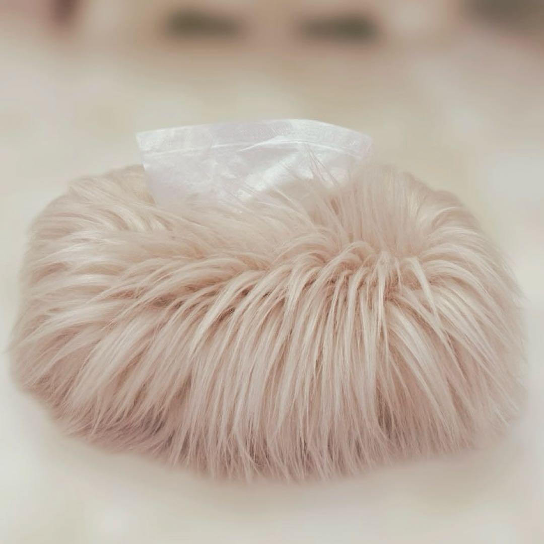 ホテルライクインテリア　ファーティッシュケース　ティッシュカバー