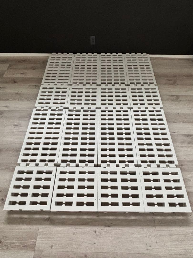 ダブルベッド用すのこベッド 16枚セット