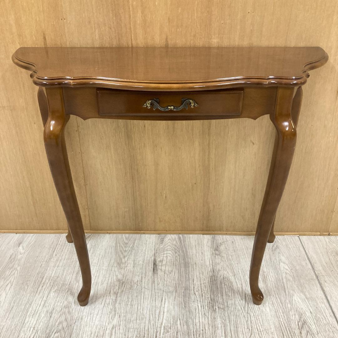 【カリモク】コンソールテーブル　猫脚　サイドテーブル