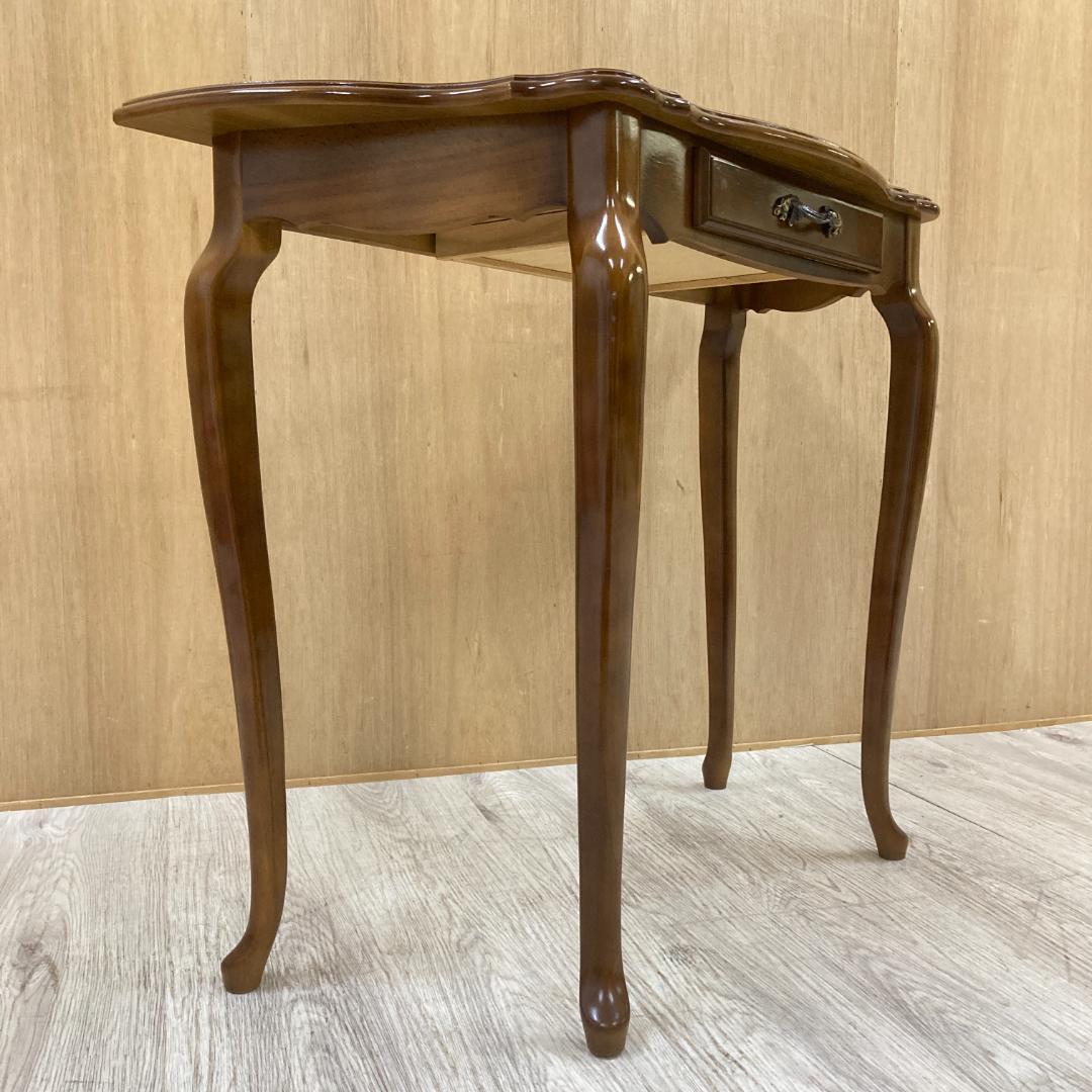 【カリモク】コンソールテーブル　猫脚　サイドテーブル