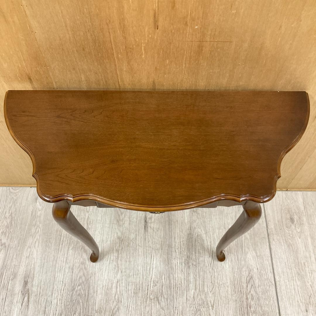 【カリモク】コンソールテーブル　猫脚　サイドテーブル