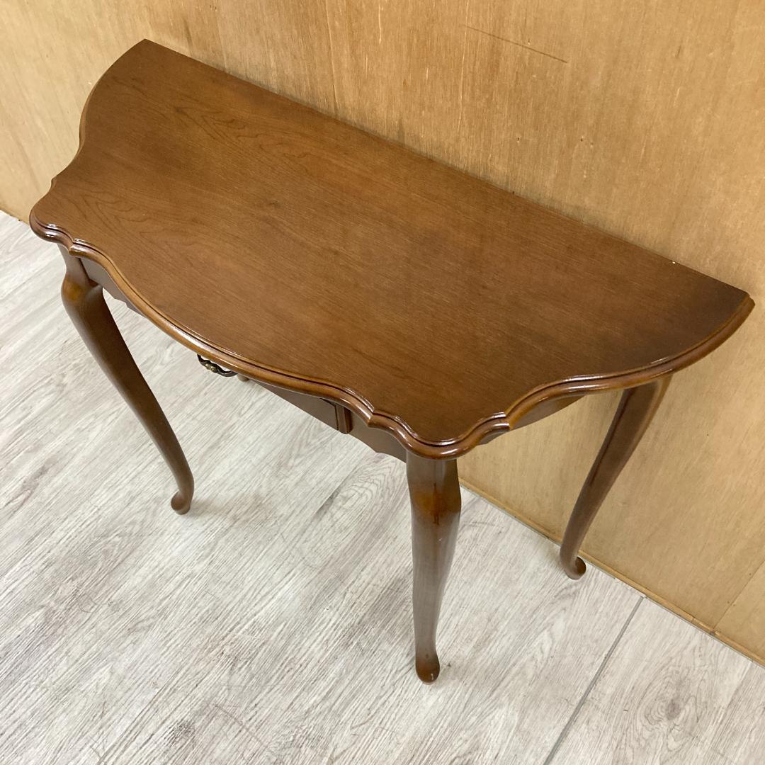 【カリモク】コンソールテーブル　猫脚　サイドテーブル