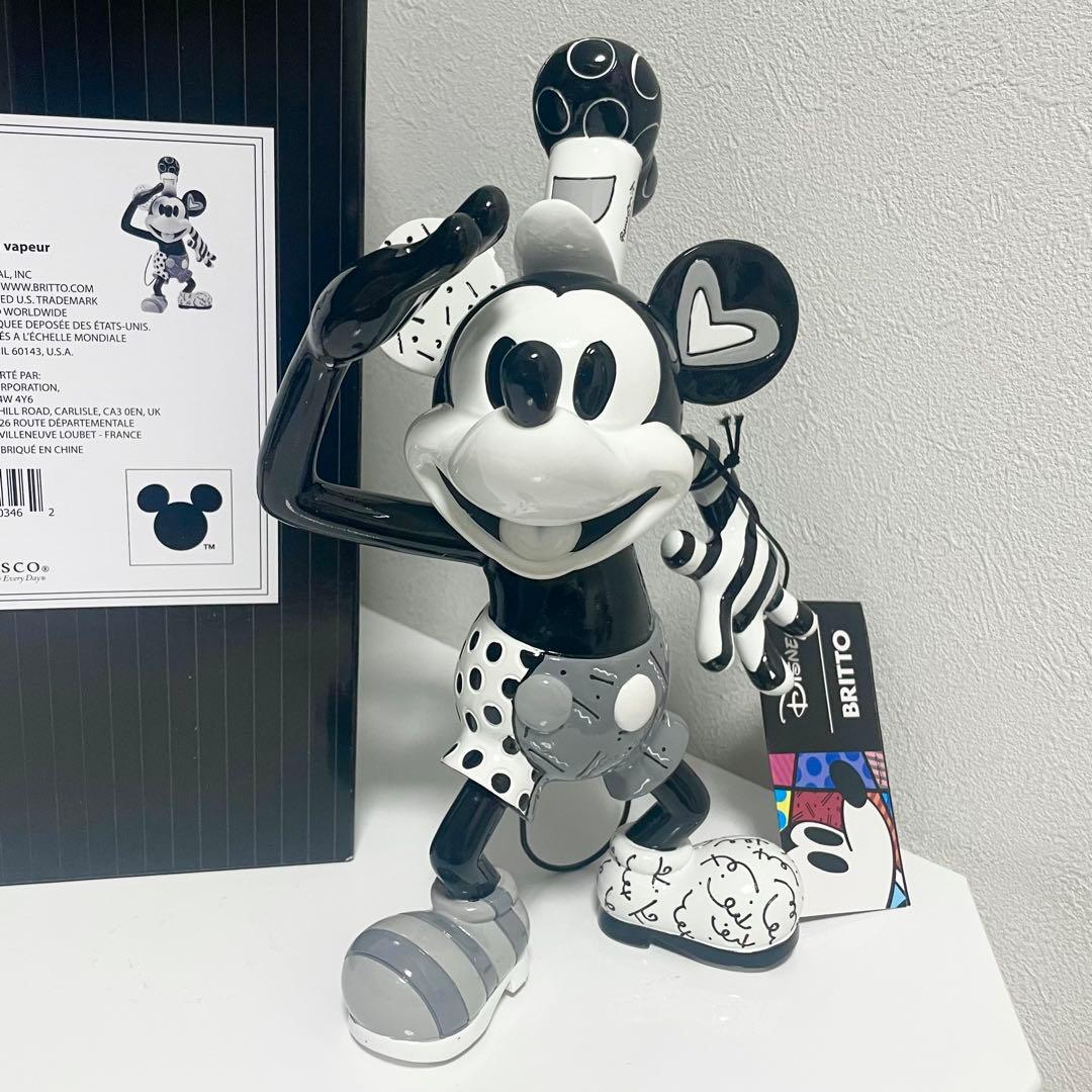 蒸気船ウィリー フィギュア ディズニー ブリット 箱付き美品 Britto