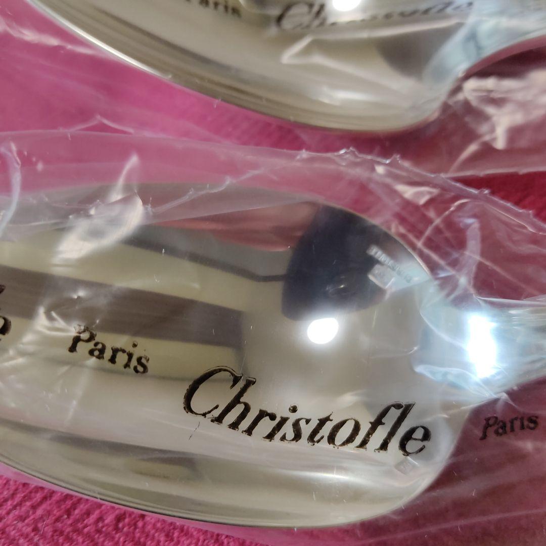 クリストフル テーブルスプーン 6本(未使用4本)