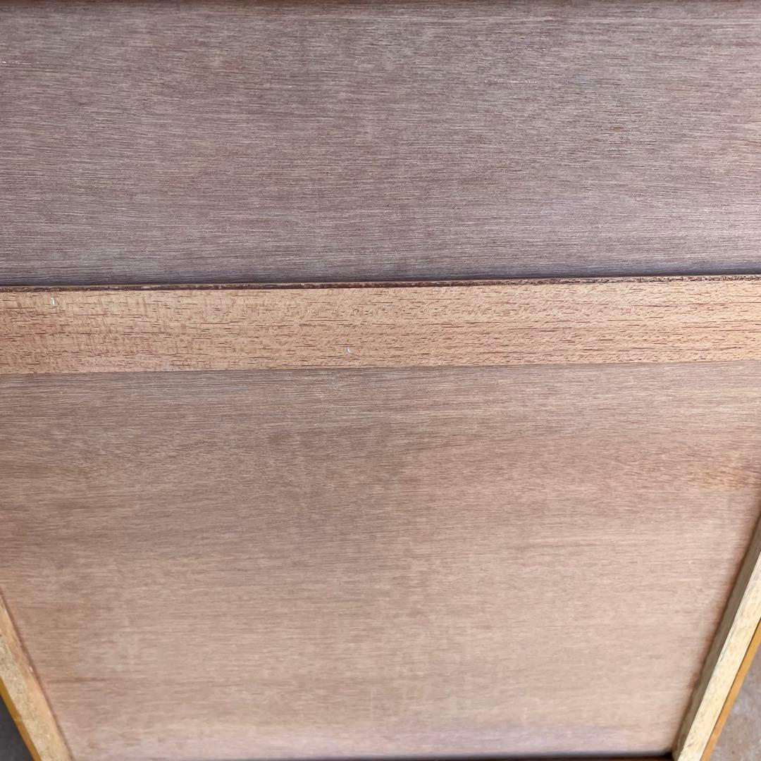 デンマーク製　1960's　ヴィンテージ　北欧　モダン　チーク　無垢 ミラー　C