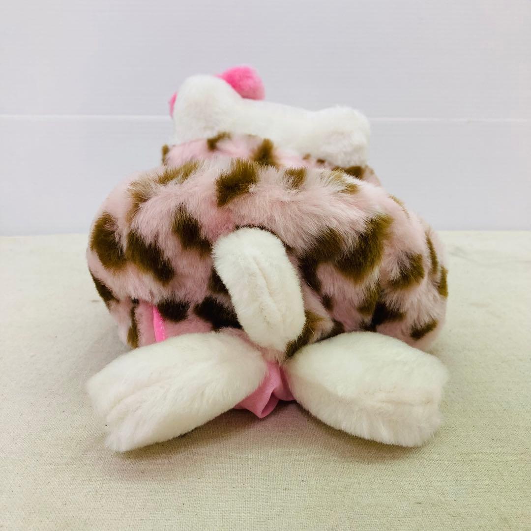 ハローキティ ティッシュボックス ティッシュケース ヒョウ柄 ピンク