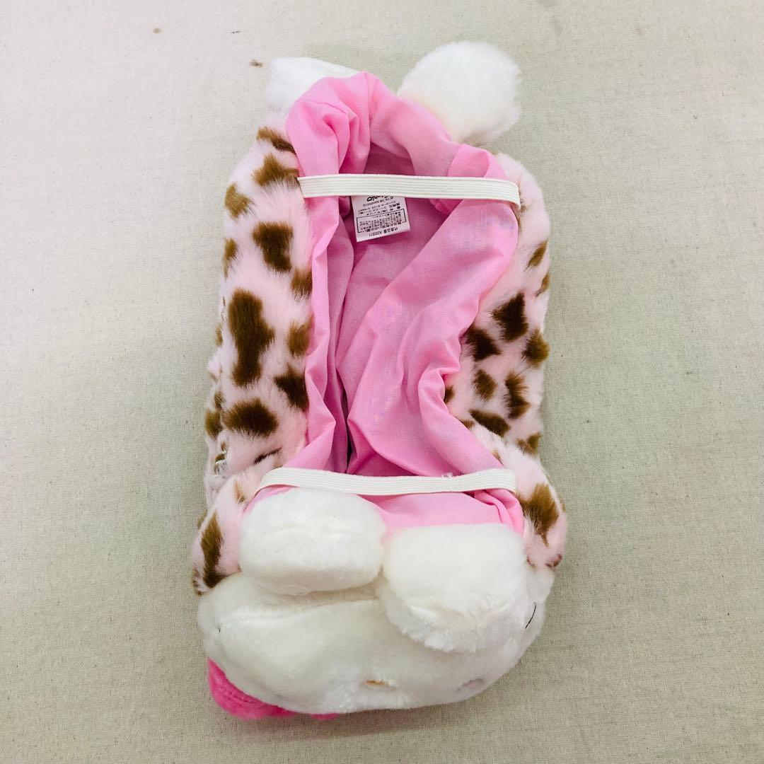 ハローキティ ティッシュボックス ティッシュケース ヒョウ柄 ピンク