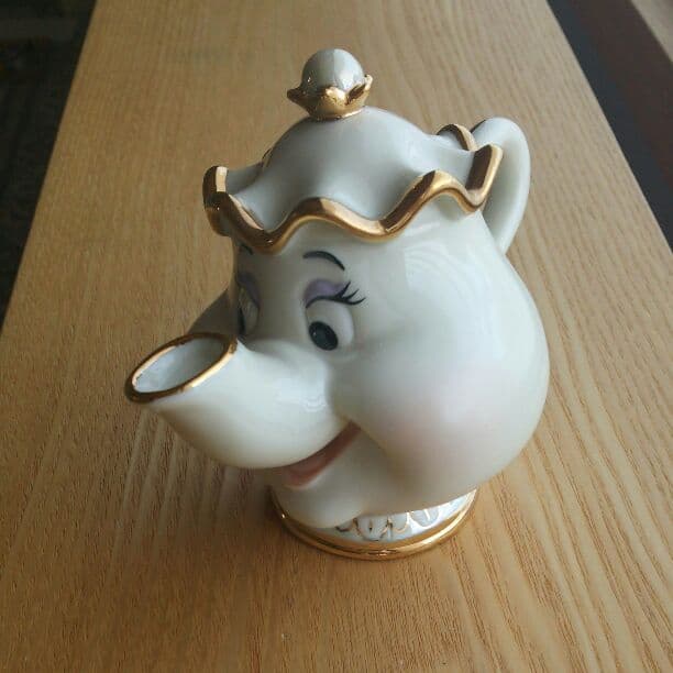 レノックス、ポット婦人とチップ、ディズニー、ロイヤルコペンハーゲン、フィギュリン