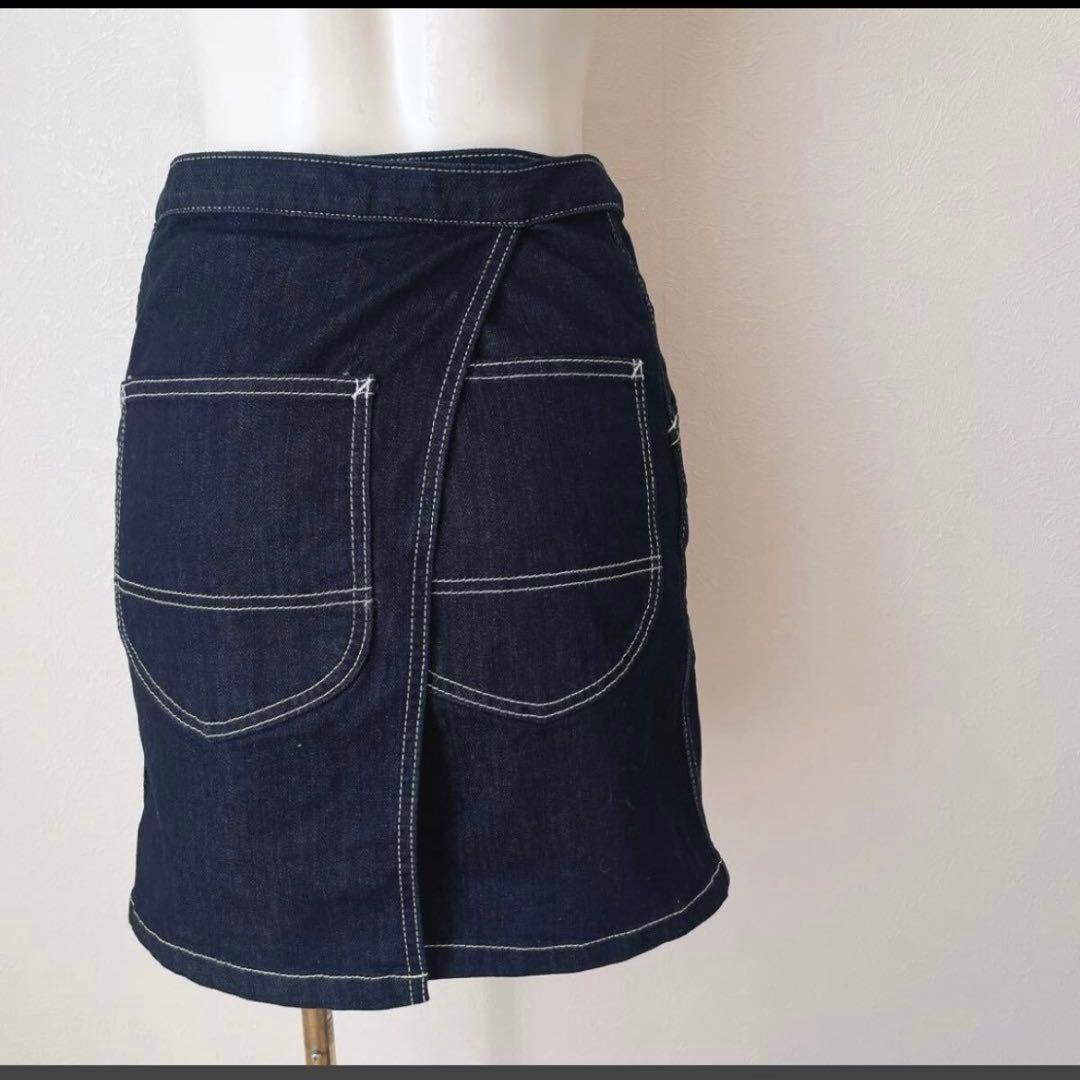 新品★リーLeeショートエプロン デニム キッチン アウトドア ユニセックス