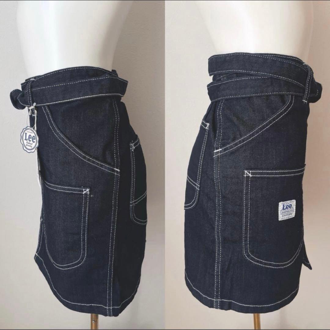 新品★リーLeeショートエプロン デニム キッチン アウトドア ユニセックス