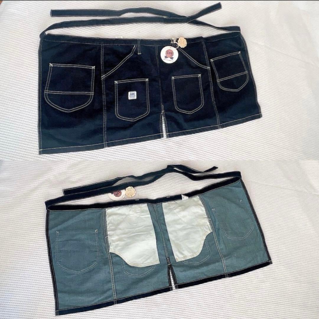 新品★リーLeeショートエプロン デニム キッチン アウトドア ユニセックス