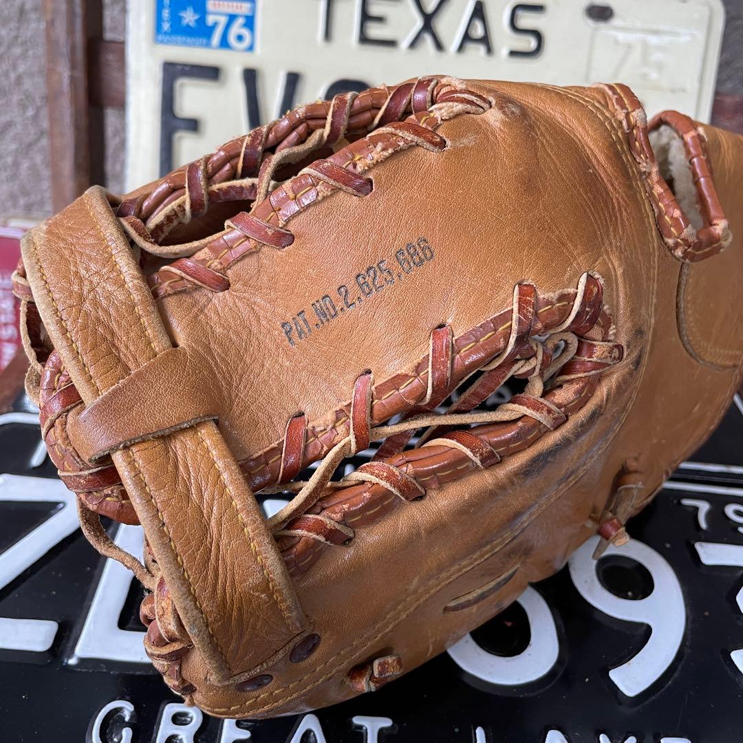 貴重！40's〜50's OLDアメリカアンティーク野球グローブ本革USAレザー