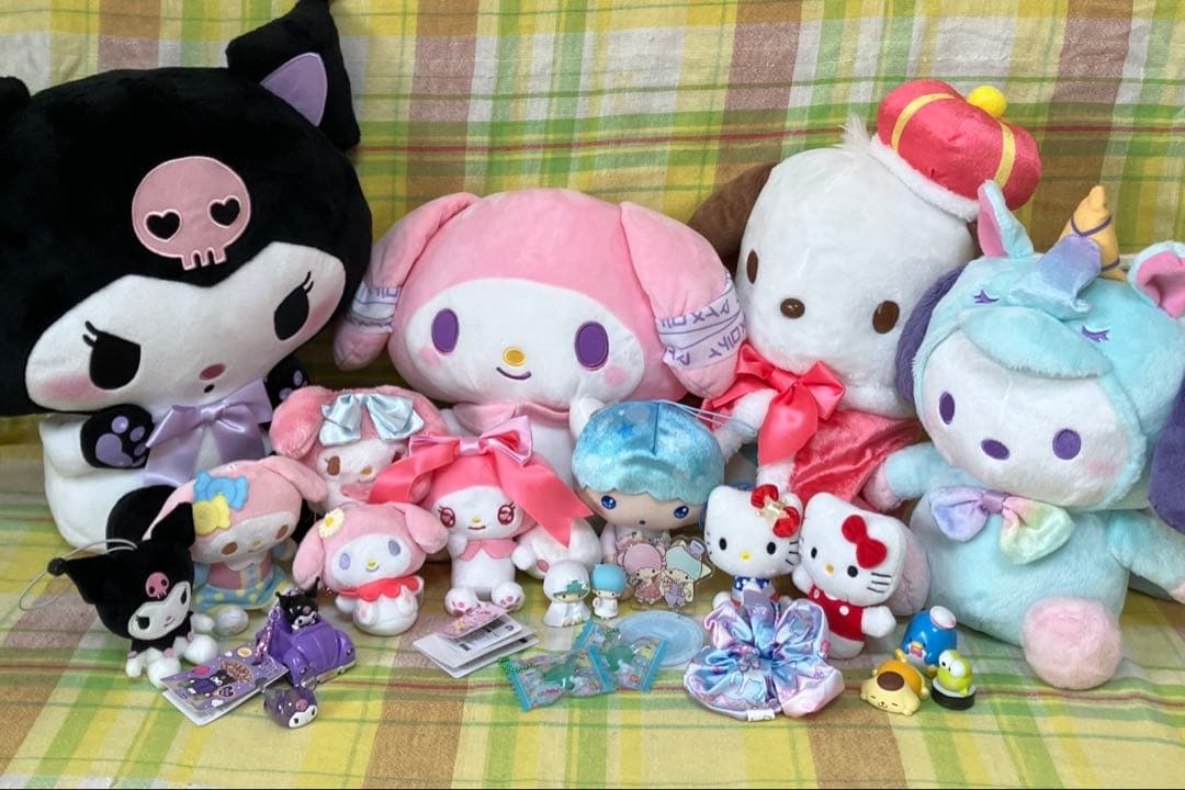サンリオ23点まとめ売りぬいぐるみ ポチャッコ マイメロ クロミ キティ