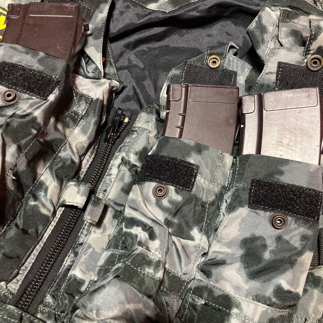 ロシア特殊部隊SOBR Kaskadアサルトベスト SMK迷彩 フルパッチ美品