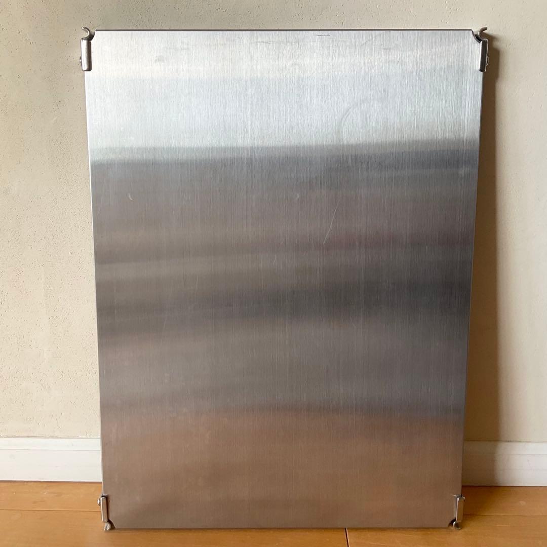 無印良品　ステンレスユニットシェルフ・ステンレス棚セット・小　キャスター付