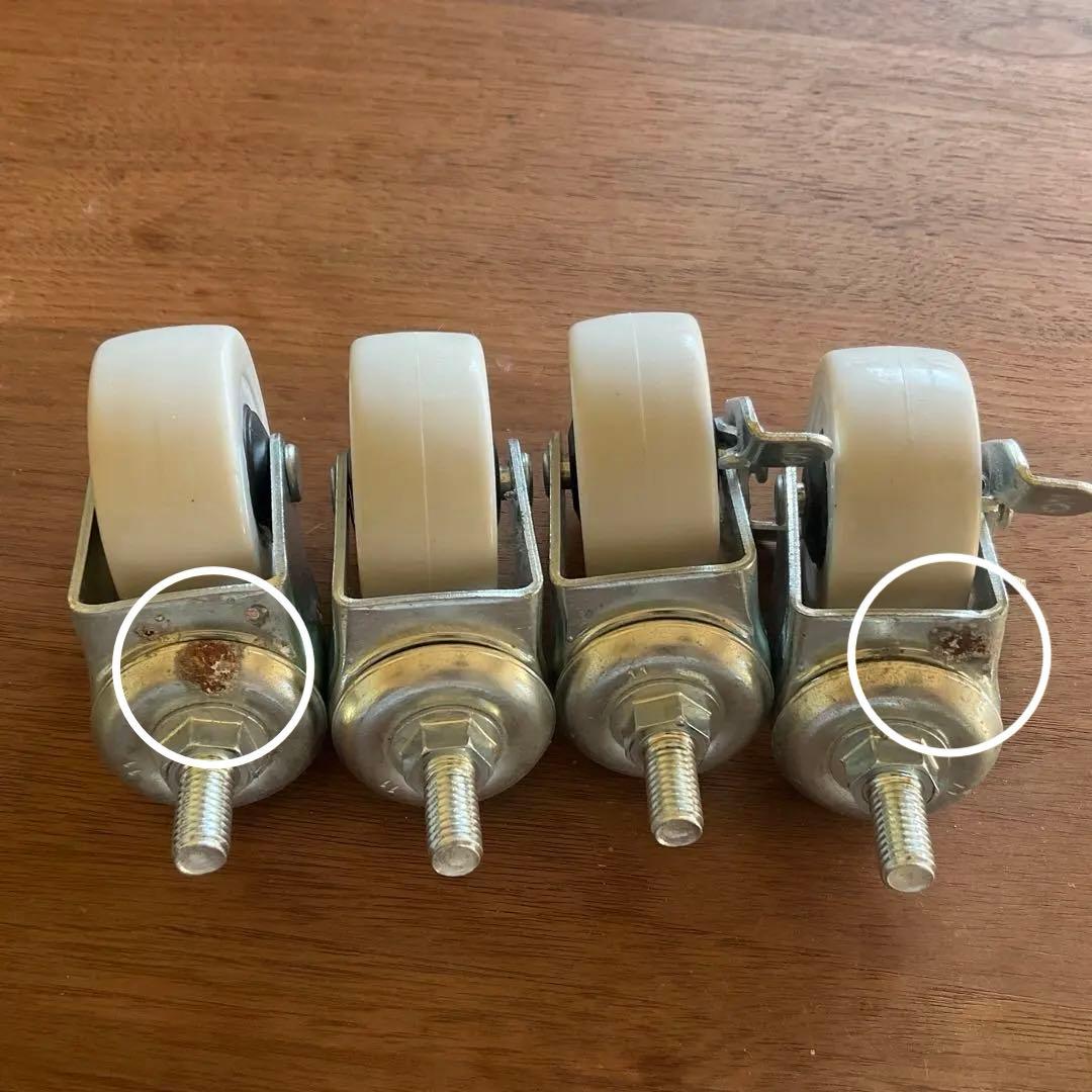 無印良品　ステンレスユニットシェルフ・ステンレス棚セット・小　キャスター付