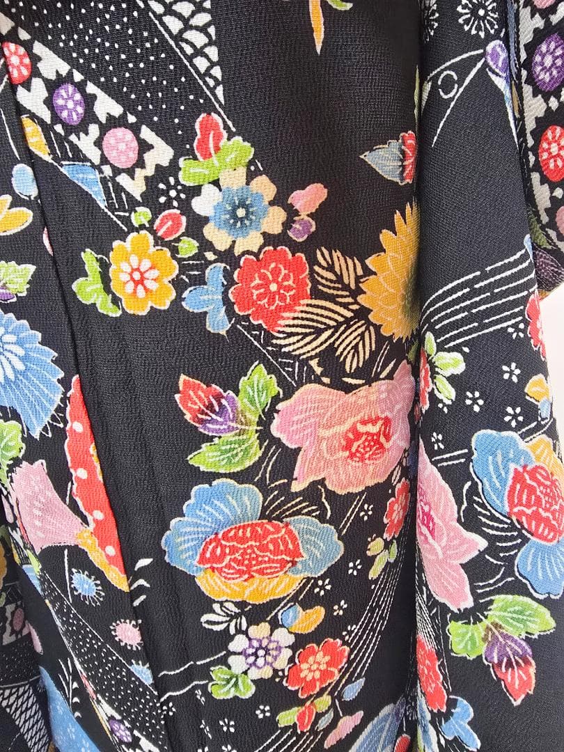 七五三　7歳　 正絹　着物　セット　女の子 c99