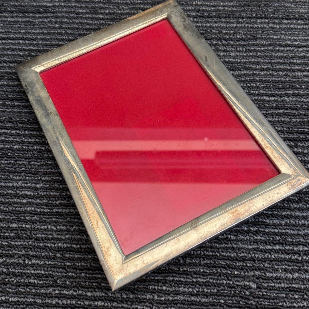 【希少・共箱付】銀製 御写真立 フォトフレーム シルバー 骨董 アンティーク