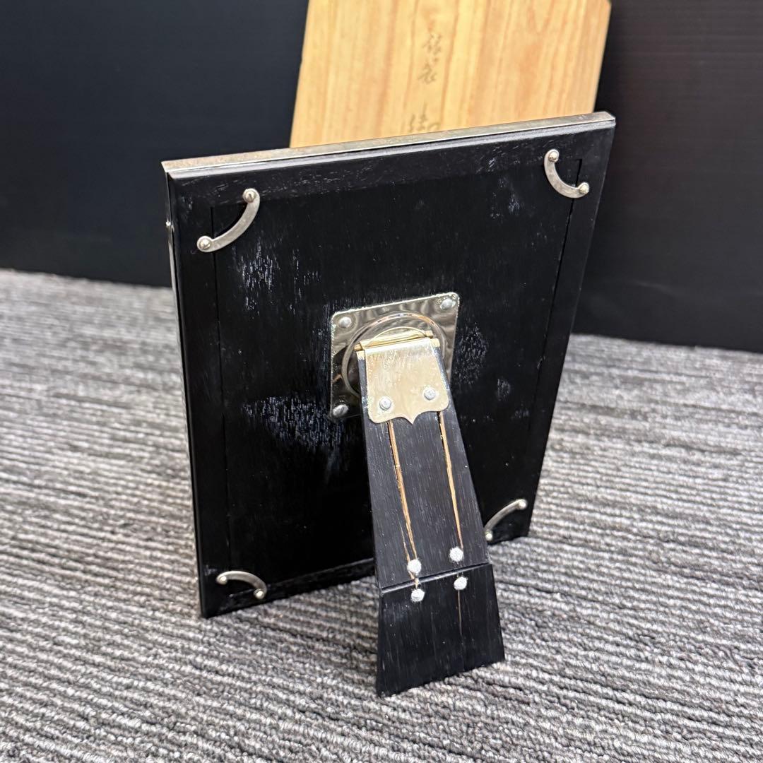 【希少・共箱付】銀製 御写真立 フォトフレーム シルバー 骨董 アンティーク