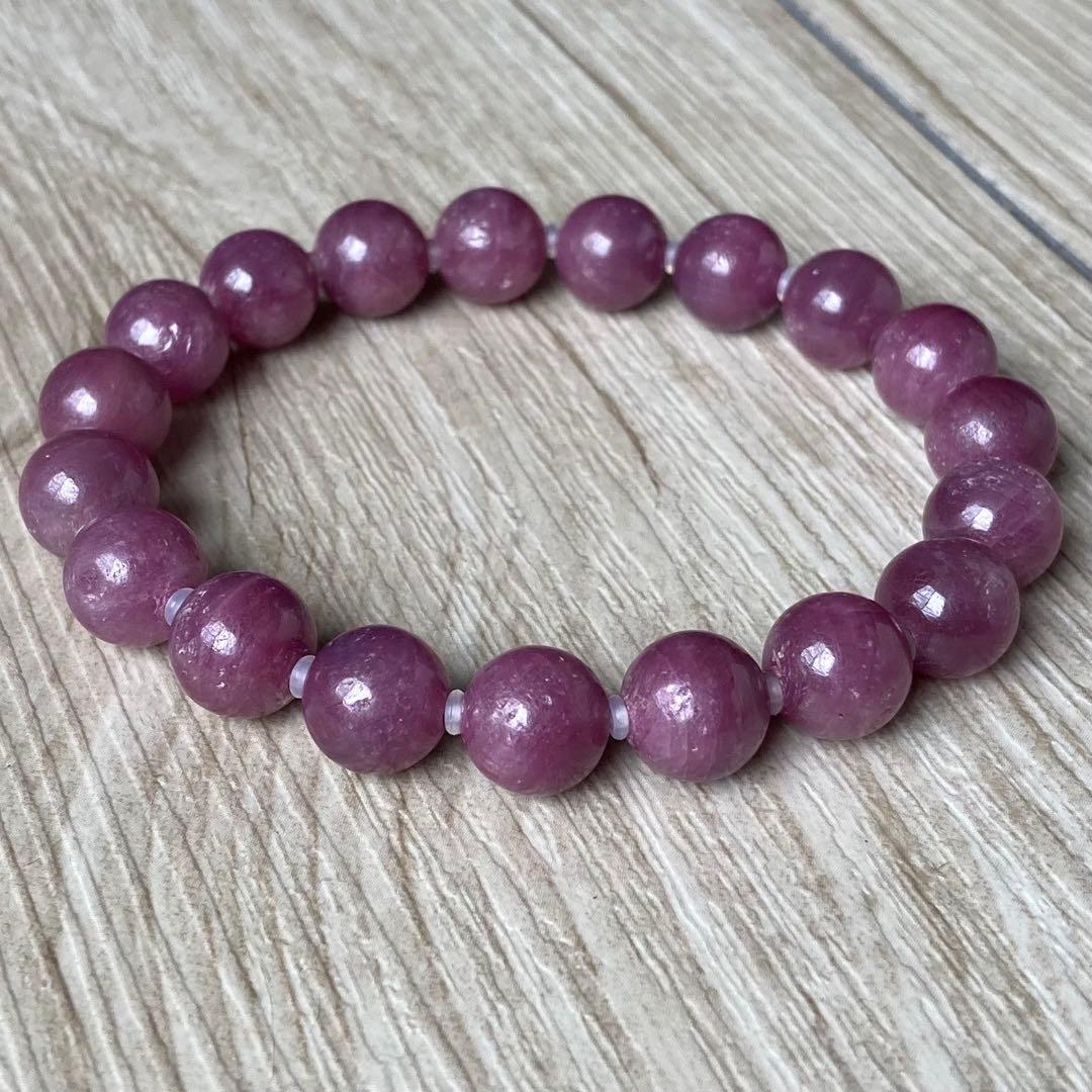 勝利の石で成功を勝ち取る/ルビー/パワーストーンブレスレット