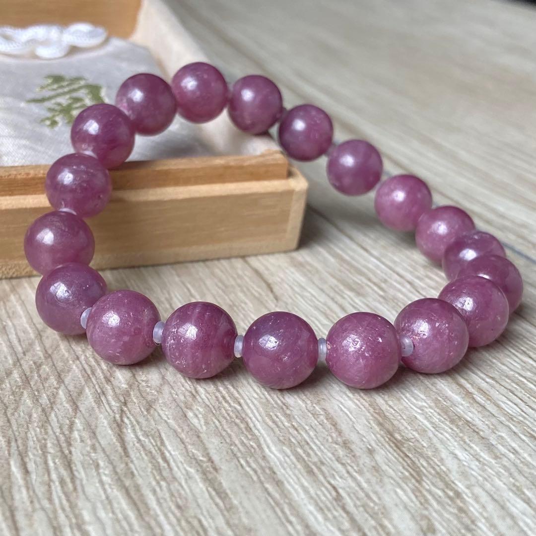 勝利の石で成功を勝ち取る/ルビー/パワーストーンブレスレット