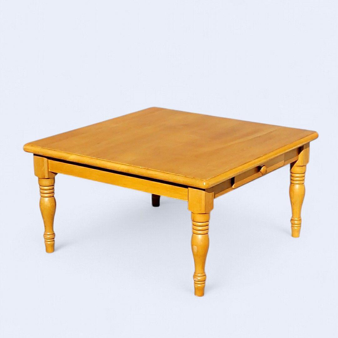 柏木工 KASHIWA C173 引出2杯 センターテーブル 無垢材