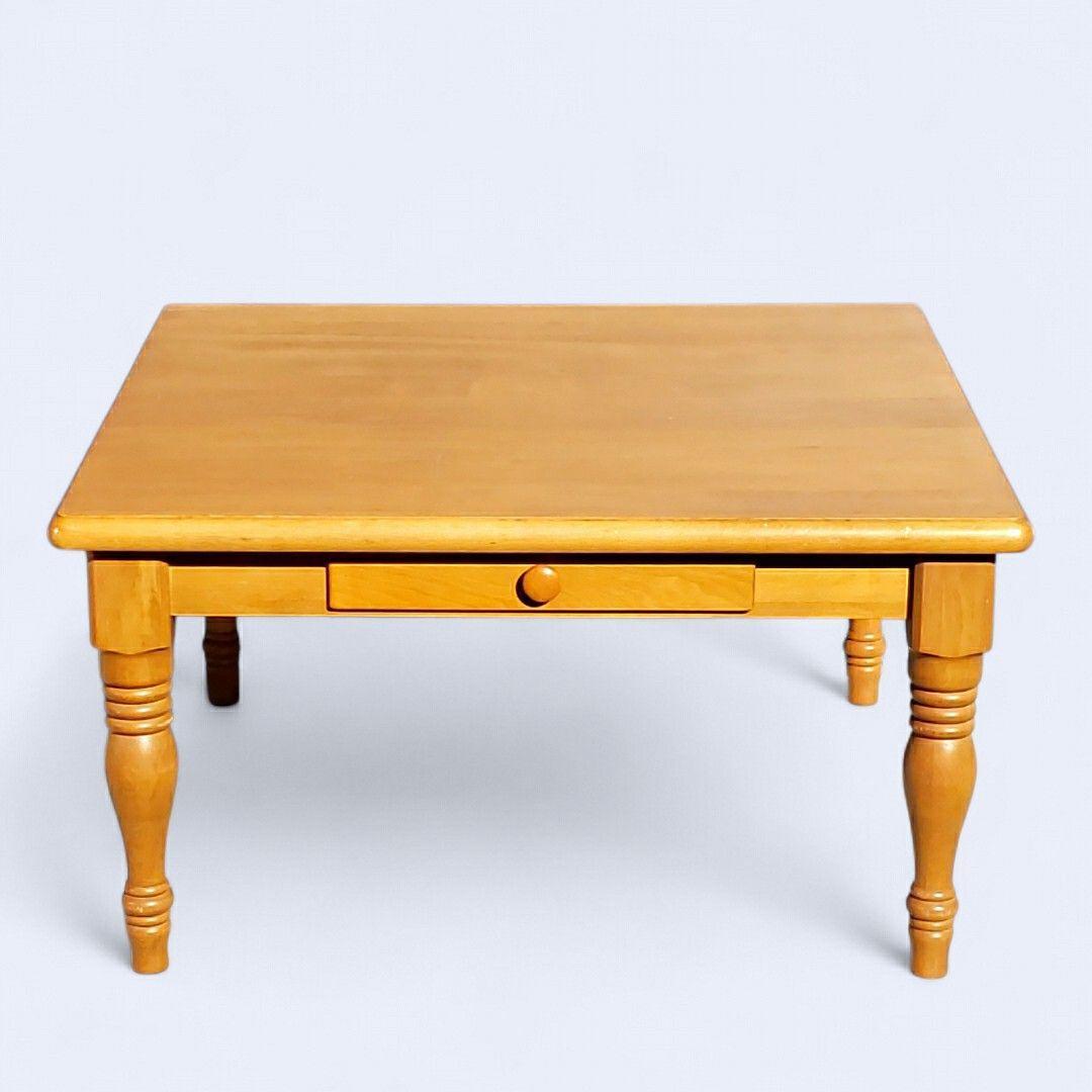 柏木工 KASHIWA C173 引出2杯 センターテーブル 無垢材