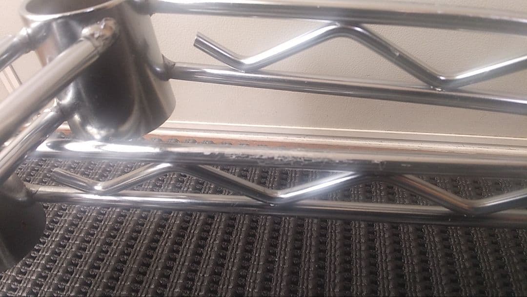 エレクター　送料込み　 ファイルワゴン　3段 キャスター付き