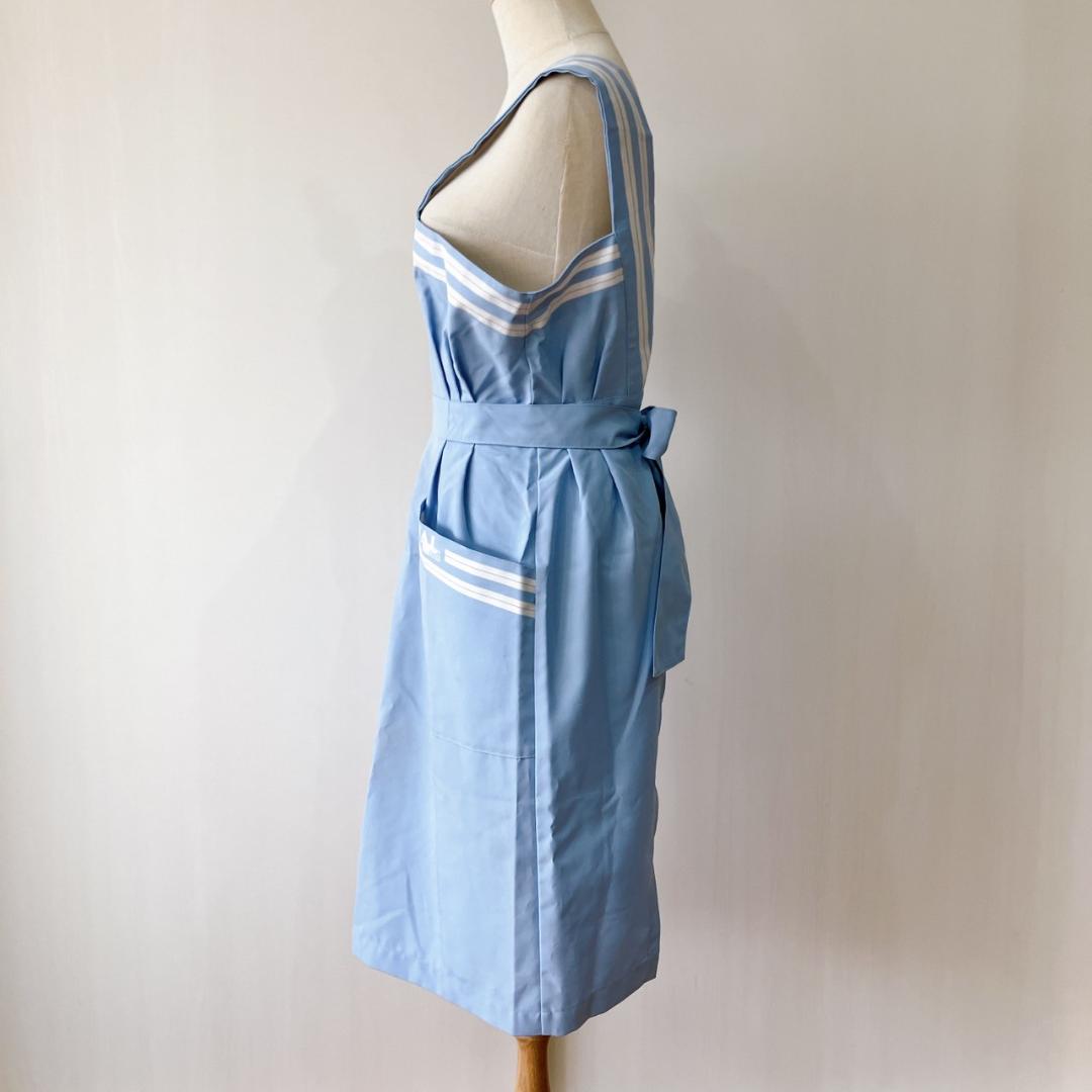 【美品】ジャル ニッコウ ショウジ エアライン エプロンドレス 70s 80s